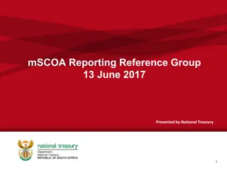 mSCOA Reporting Reference Group Meeting June 2017