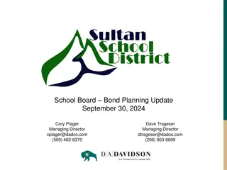 Sultan School District Bond Planning and Taxation Overview
