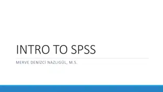 Learning the Basics of SPSS Software