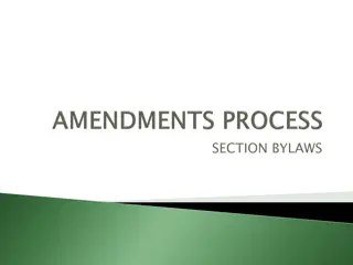 Florida Bar Bylaws and Committee Procedures for Amendments