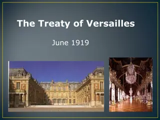 Key Points of the Treaty of Versailles and the Big Four Nations in 1919