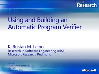 Automatic Program Verification Using Dafny Syntax