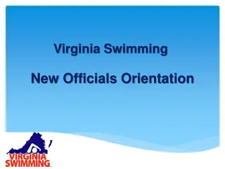 Virginia Swimming New Officials Orientation - Overview and Benefits for Joining