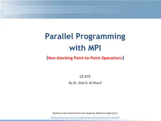 MPI Non-Blocking Point-to-Point Operations Tutorial