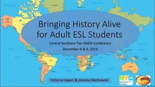 Innovative Strategies to Integrate History into ESL Classes