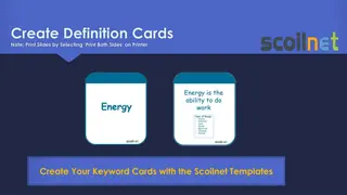 Create Engaging Definition Cards for Effective Learning