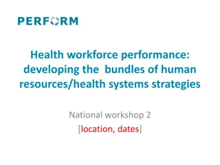 Developing Bundles of Human Resources Strategies for Health Workforce Performance