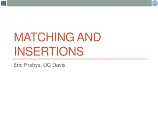 Accelerator Fundamentals: Matching and Insertions in Synchrotron Design