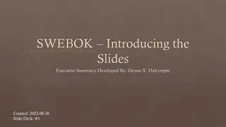 Software Engineering Slide Decks Overview