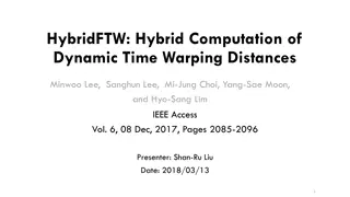 Hybrid Computation of Dynamic Time Warping Distances