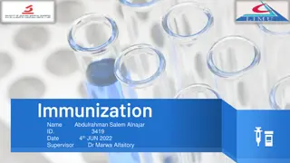 Immunization: Types, Vaccines, and Mechanisms