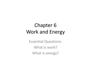 Work and Energy in Physics
