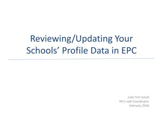 Managing Schools Profile Data in EPC - Easy Steps for Educational Administrators