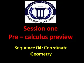 Coordinate Geometry Basics
