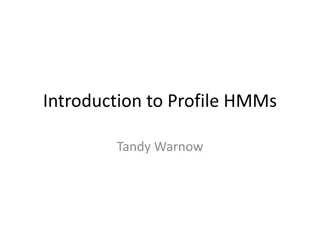 Profile Hidden Markov Models in Sequence Analysis