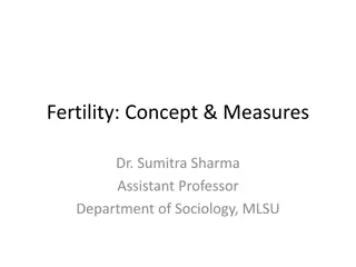 Fertility: Concepts, Measures, and Analysis