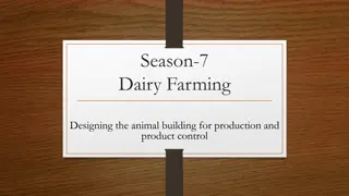 Dairy Farming Design for Production and Environmental Control
