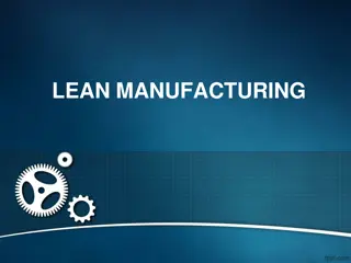 Lean Manufacturing: Tools, Methods, and Benefits