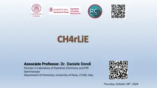 Daniele Dondi: Laboratory Director in Radiation Chemistry and EPR Spectroscopy