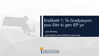 Requirements for Graduation and Education Plans for Students with IEPs