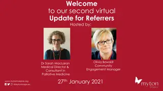 Update for Referrers: Myton Hospice Virtual Event Highlights