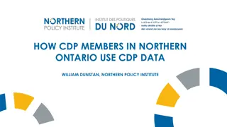 How CDP Data Helps Northern Ontario Organizations