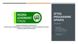 NGF States SFTAS Programme Update - Fiscal Transparency & Accountability
