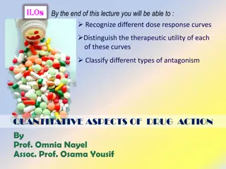Quantitative Aspects of Drug Action: Dose Response Curves and Antagonism