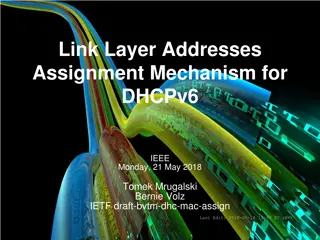 DHCPv6 Assignment Mechanism for IEEE Link Layer Addresses
