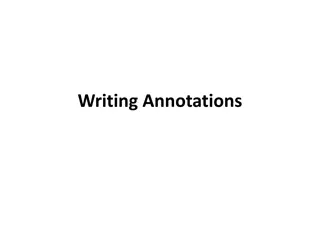 Mastering Annotation Writing: Types, Samples, and Effective Techniques