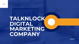 Digital marketing and podcast production services by talknlock