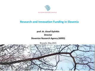 Research and Innovation Funding in Slovenia: Overview and Key Indicators