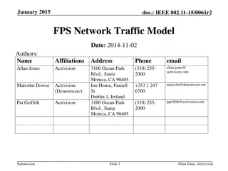 Network Traffic Models in FPS Games