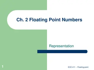 Floating Point Numbers Representation in ECE 411