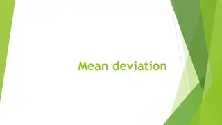 Absolute Measure of Dispersion: Mean Deviation Calculation Explained