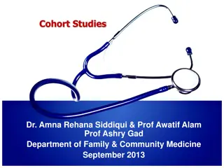Cohort Studies and Disease Risk Factors