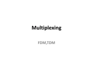 Multiplexing Techniques: FDM and TDM
