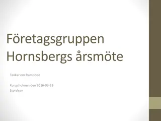Insight into Företagsgruppen Hornsbergs rsm te Meeting on Kungsholmen, 2016-03-23