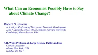 Insights on Climate Change from an Environmental Economist