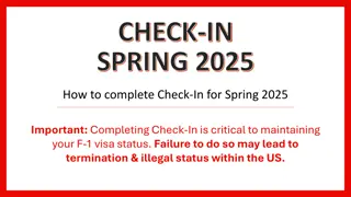 Complete F-1 Visa Check-In Process for Spring 2025