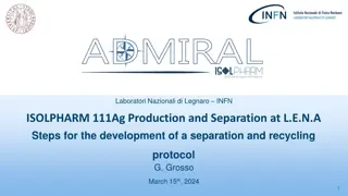 Production and Separation Protocol for 111Ag Radiopharmaceuticals