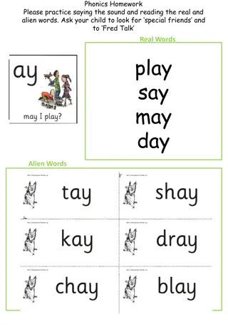 Practice Phonics with Real and Alien Words