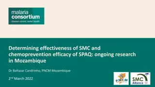 Research on SMC and SPAQ Efficacy in Mozambique