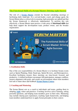Scrum Master Online Training - Scrum Master in Hyderabad