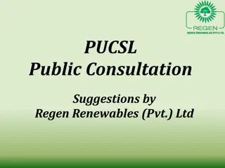 Suggestions for Enhancing Renewable Energy Integration in Sri Lanka