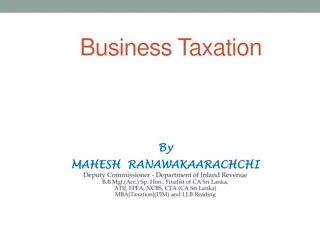 Insights into Taxation Principles and Objectives
