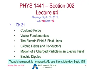 Electric Fields and Coulomb Force Fundamentals
