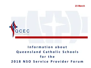 Queensland Catholic Schools Overview 2018