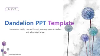 Creative Dandelion PowerPoint Template for Business Presentations
