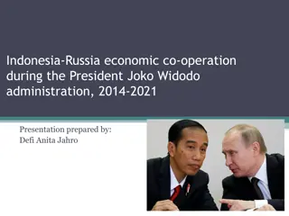 Indonesia-Russia Economic Cooperation under President Joko Widodo Administration